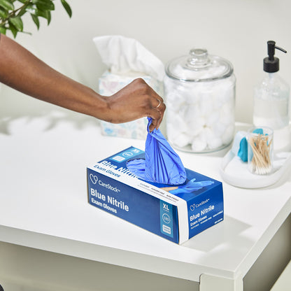 CareStock™ Nitrile Exam Glove, Extra Large, Blue