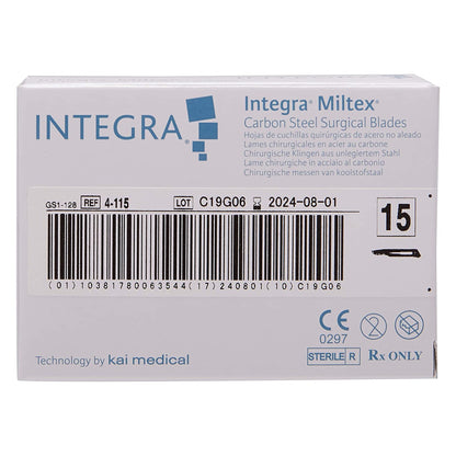 Miltex® Carbon Steel Surgical Blade, Size 15