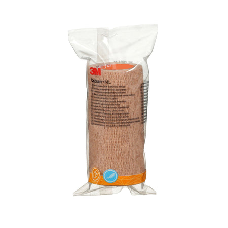 Solventum 2084-1X 3M Cohesive Bandage NL 4 Inch X 2 Yard Self-Adherent Closure Tan