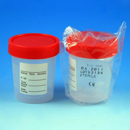 Globe Scientific 5912 Specimen Container, 120 mL