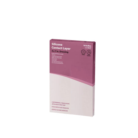 Cardinal SCL47 Health Wound Contact Layer Dressing, 4 x 7 Inch