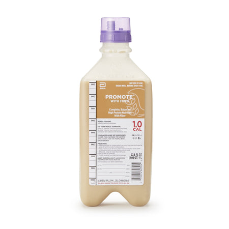 Abbott Nutrition 62703 Promote w/ Fiber Balanced High Protein Nutrition for Enteral Feeding, 33.8-oz.