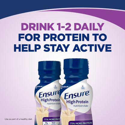 Ensure® High Protein Therapeutic Nutrition, Vanilla, 8-ounce bottle