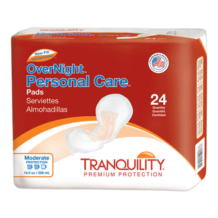 Tranquility 816452 OverNight Bladder Control Pad, 7¼ x 16½ Inch