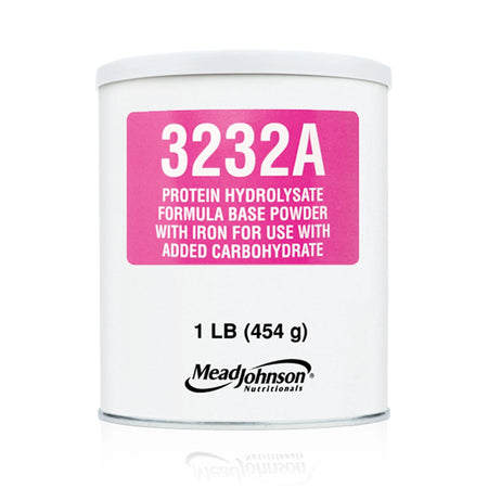 Mead Johnson 42521 3232A Protein Hydrolysate Formula Base Powder with Iron, 1 lb. can