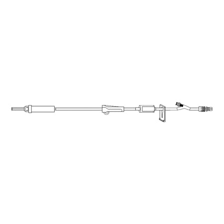 IV Pump Set Z-800 Pump 1 Port 20 Drops / mL Drip Rate 0.22 Micron Filter 105 Inch Tubing Solution