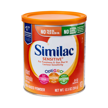 Abbott Nutrition 57539 Similac Sensitive Powder Infant Formula, 12-ounce can