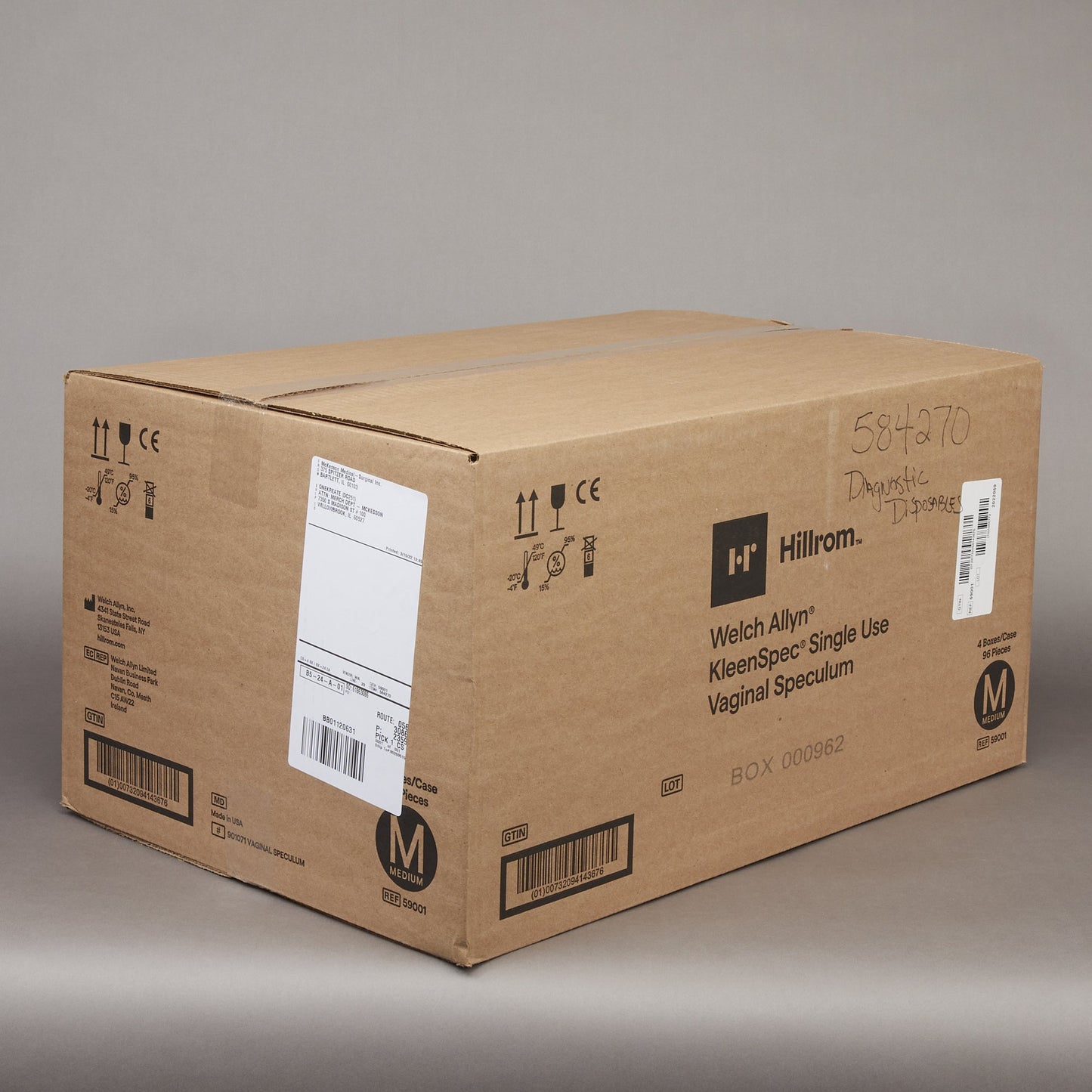 KleenSpec® 590 Series Premium Vaginal Speculum, Medium