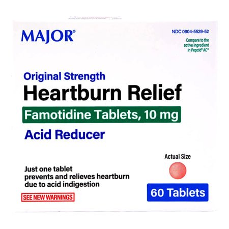 Major Pharmaceuticals 904552952 Famotidine Antacid