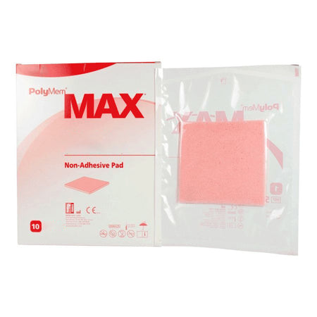 Ferris 5035 PolyMem Max Nonadhesive Without Border Foam Dressing, 3 x 3 Inch