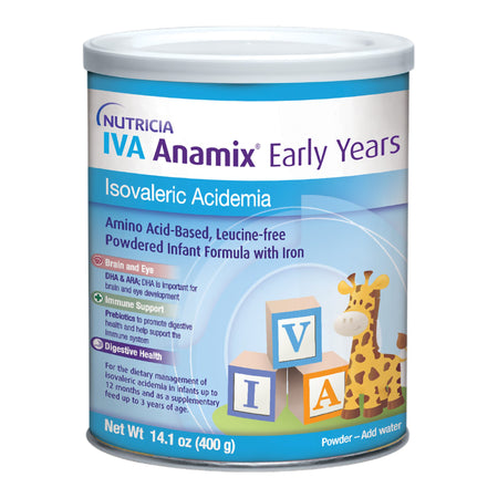 Nutricia North America 90211 IVA Anamix Early Years Amino Acid-Based, Leucine-Free Infant Formula with Iron
