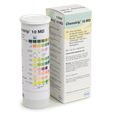 Roche Diagnostics 3260763160 Chemstrip 10 MD Urinalysis Reagent, General Chemistry tests