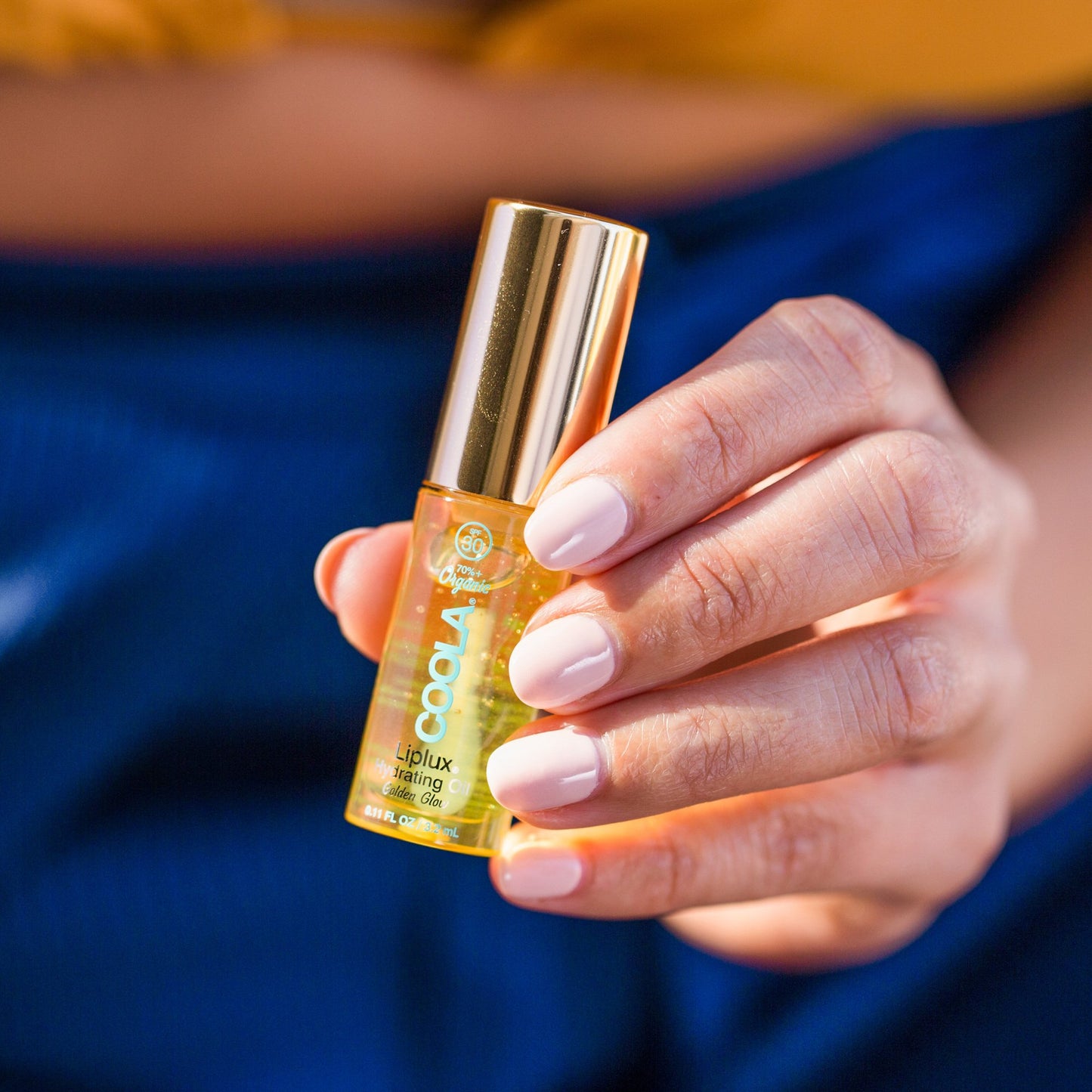 Classic Liplux® Organic Hydrating Lip Oil Sunscreen SPF 30, Golden Glow