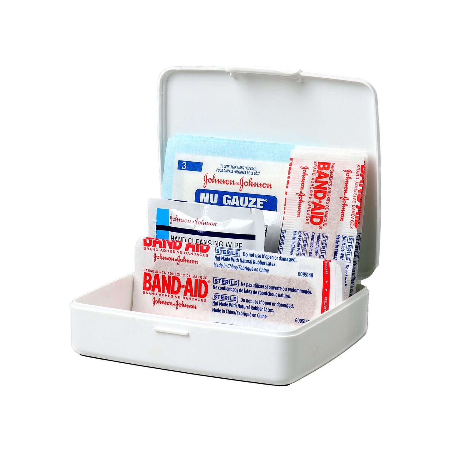 First Aid Kit Johnson and Johnson to Go Plastic Case