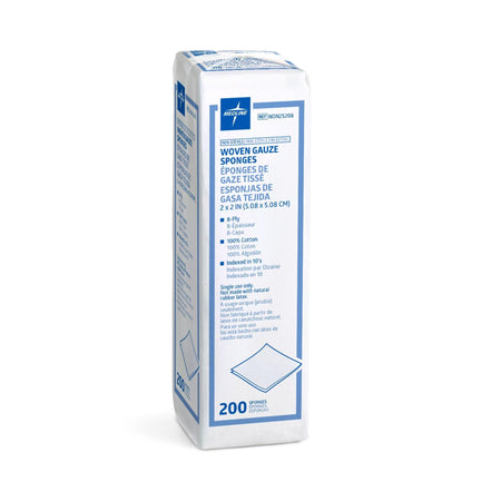Medline 894978 Gauze Sponge, 2 x 2 Inch, 8-Ply
