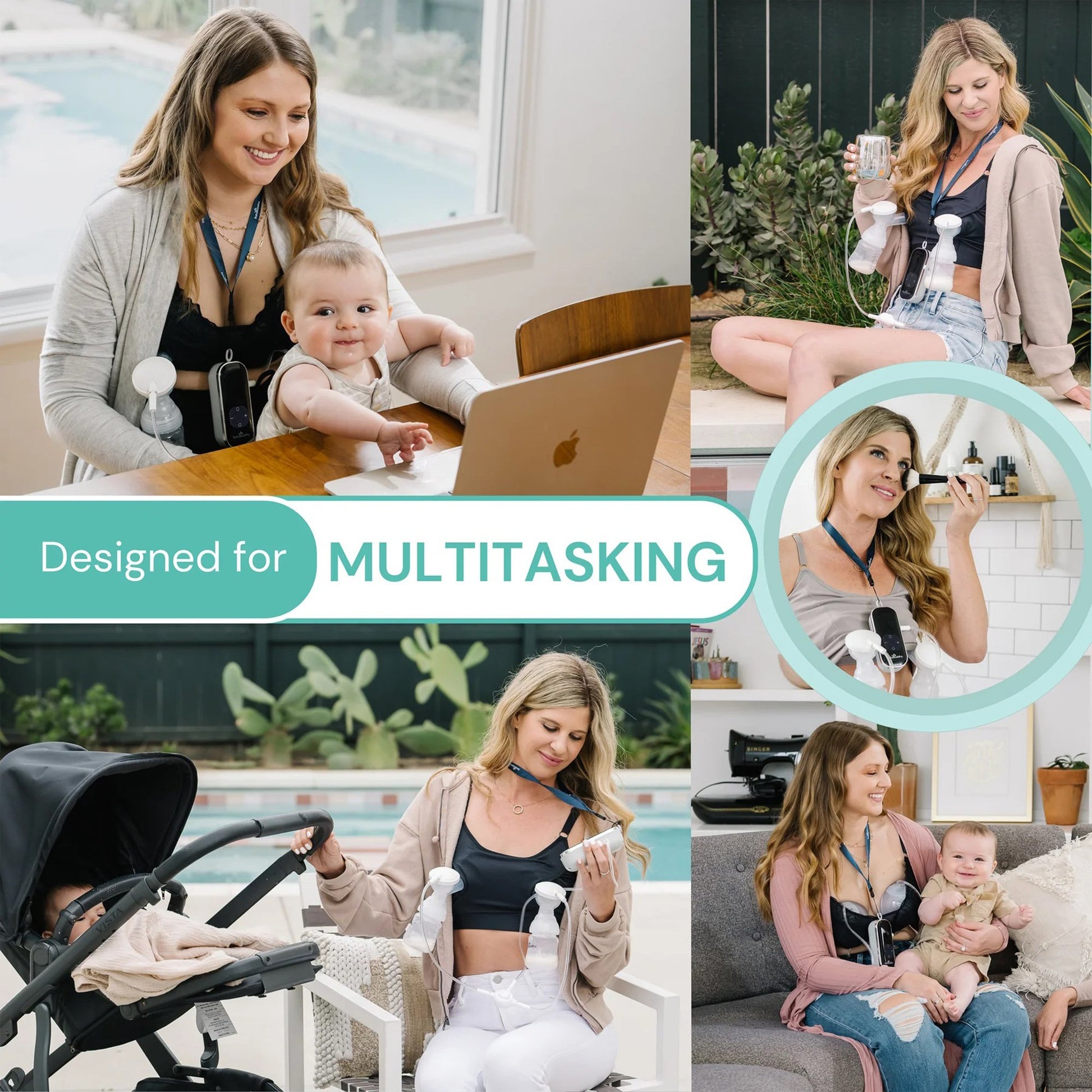 Double Electric Breast Pump Kit BabyBuddha 2.0 by BabyBuddha Products LLC product image - view 5