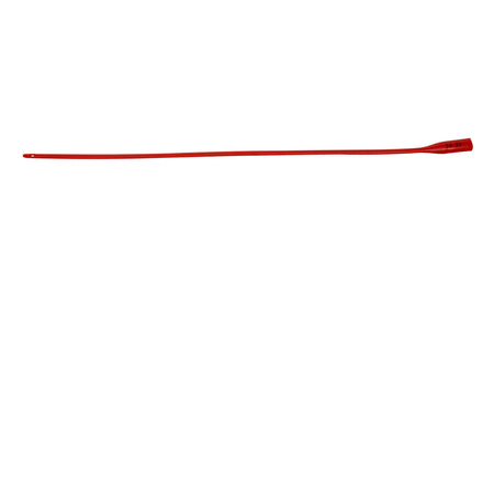 Cardinal 8887660143 Dover Robinson Red Rubber Intermittent Catheter, 14 Fr.