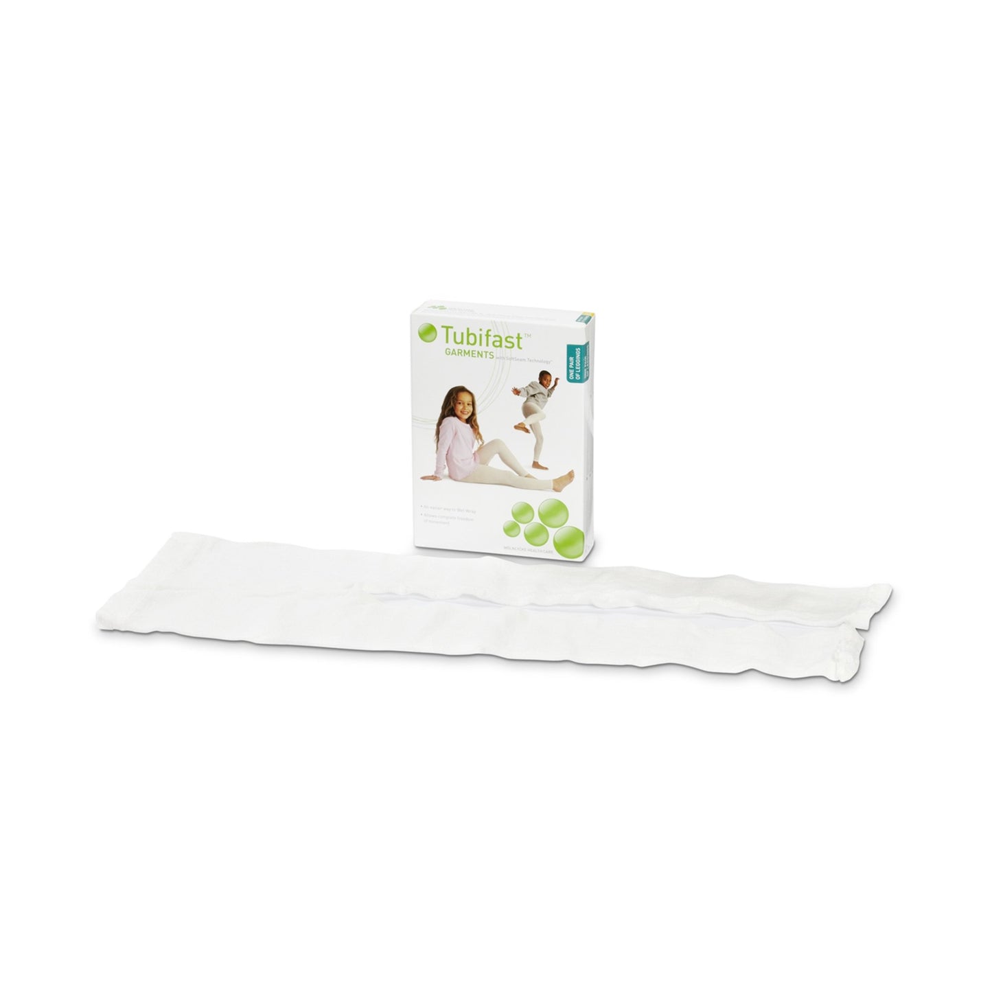 Tubular Retainer Dressing Tubifast® Garment Legging White Viscose / Polyamide / Elastane Size 2 to 5 Years Leg NonSterile