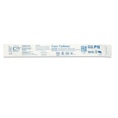 Cure Catheter™ Urethral Catheter, 10 Fr., Unisex, Straight