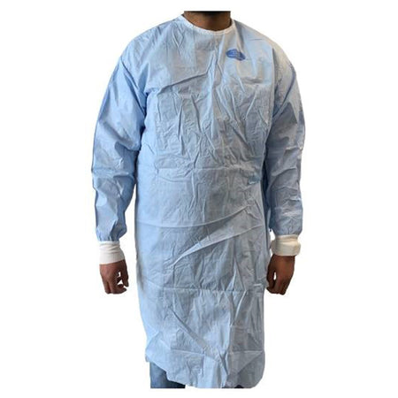 C-Core Medical 40131 Surgical Gown X-Large Blue Sterile AAMI Level 4 Disposable