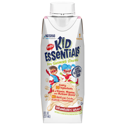 Boost® Kid Essentials™ Balanced Nutritional Drink, Strawberry, 8-ounce carton