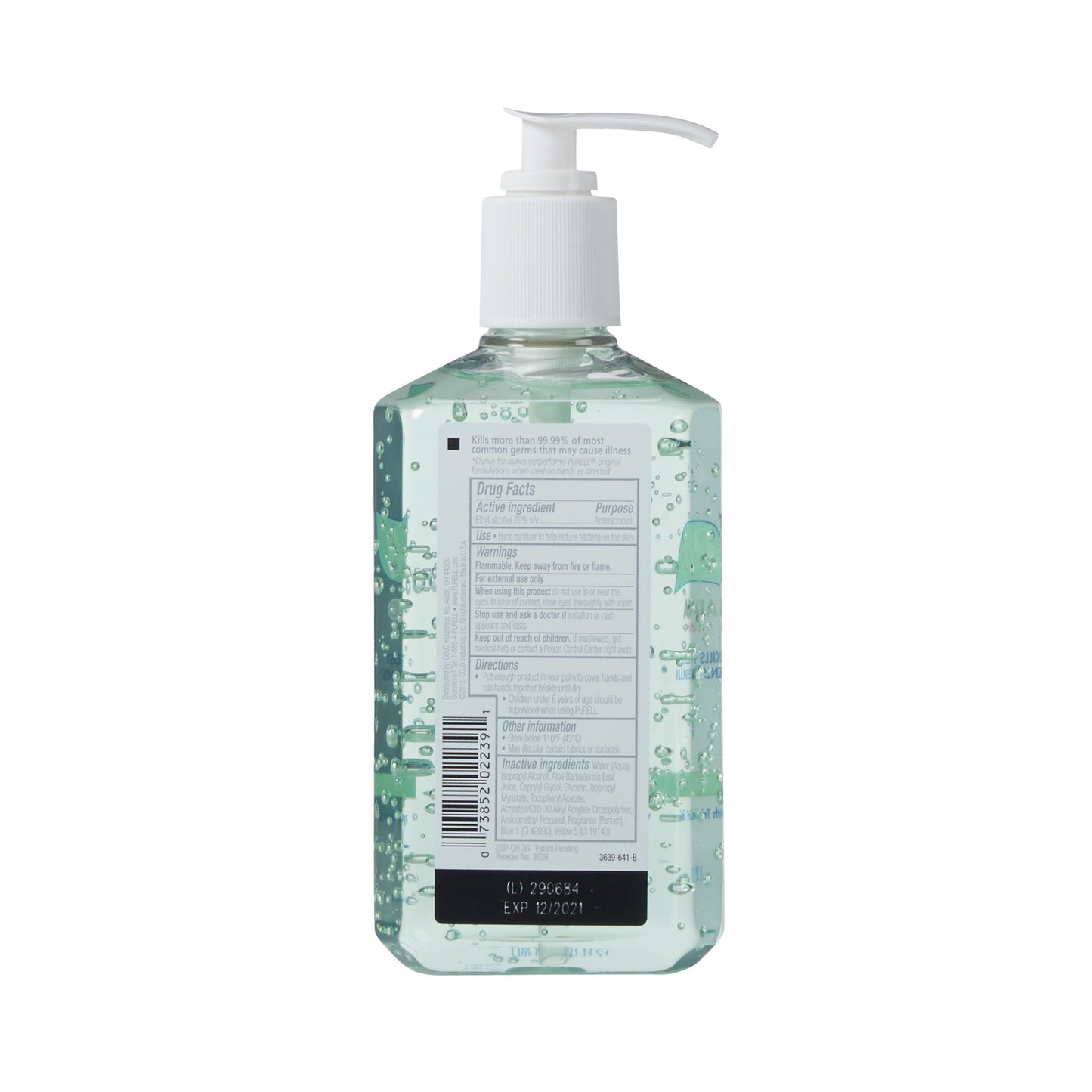 Purell® Advanced Hand Sanitizer Soothing Gel, 12 oz. Bottle