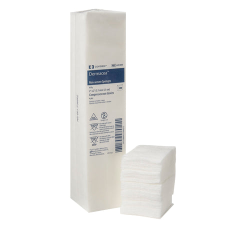 Cardinal 441400 Dermacea Nonwoven Sponge, 2 x 2 Inch, 4-Ply