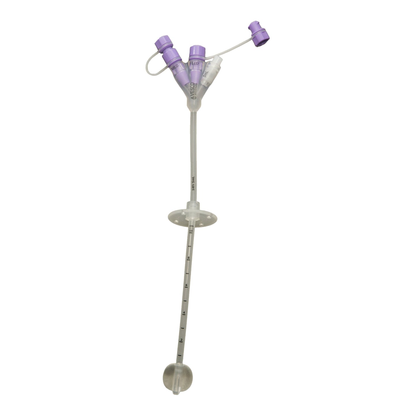 Vesco Medical™ Gastrostomy Feeding Tube, 14 Fr.