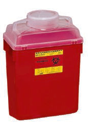 BD 199498 Multi-purpose Sharps Container, 6 Gallon, 17.5 x 12.8 x 8.8 Inch