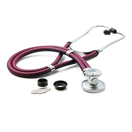 McKesson 1089445 Sprague Stethoscope Pink 2-Tube 22 Inch Tube Double Sided Chestpiece