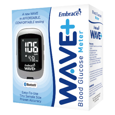 Omnis Health APX04AB0400BT EmbraceWave+ Blood Glucose Monitorying System