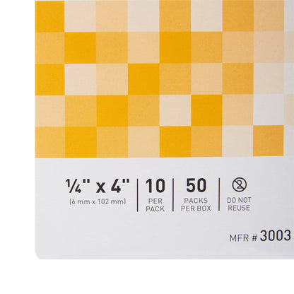 McKesson Non-Reinforced Skin Closure Strip, 1/4 x 4 in.