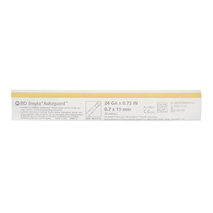 BD 381412 Insyte-N™ Autoguard™ Peripheral IV Catheter, 24 Gauge