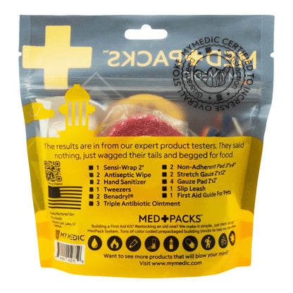 Med Packs™ First Aid Kit for Pets – Dog Injury Supplies in Portable Pouch