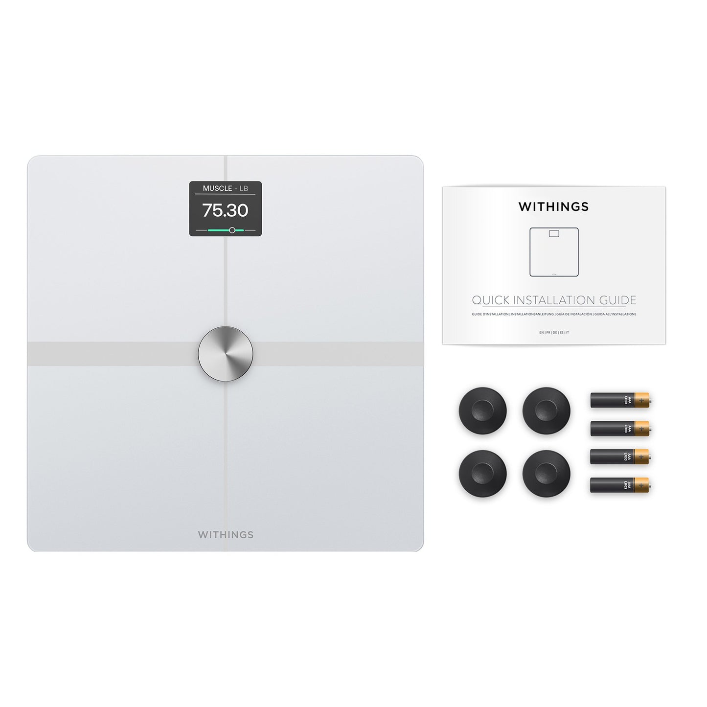 Withings Body Smart Wi-Fi Smart Scale, White