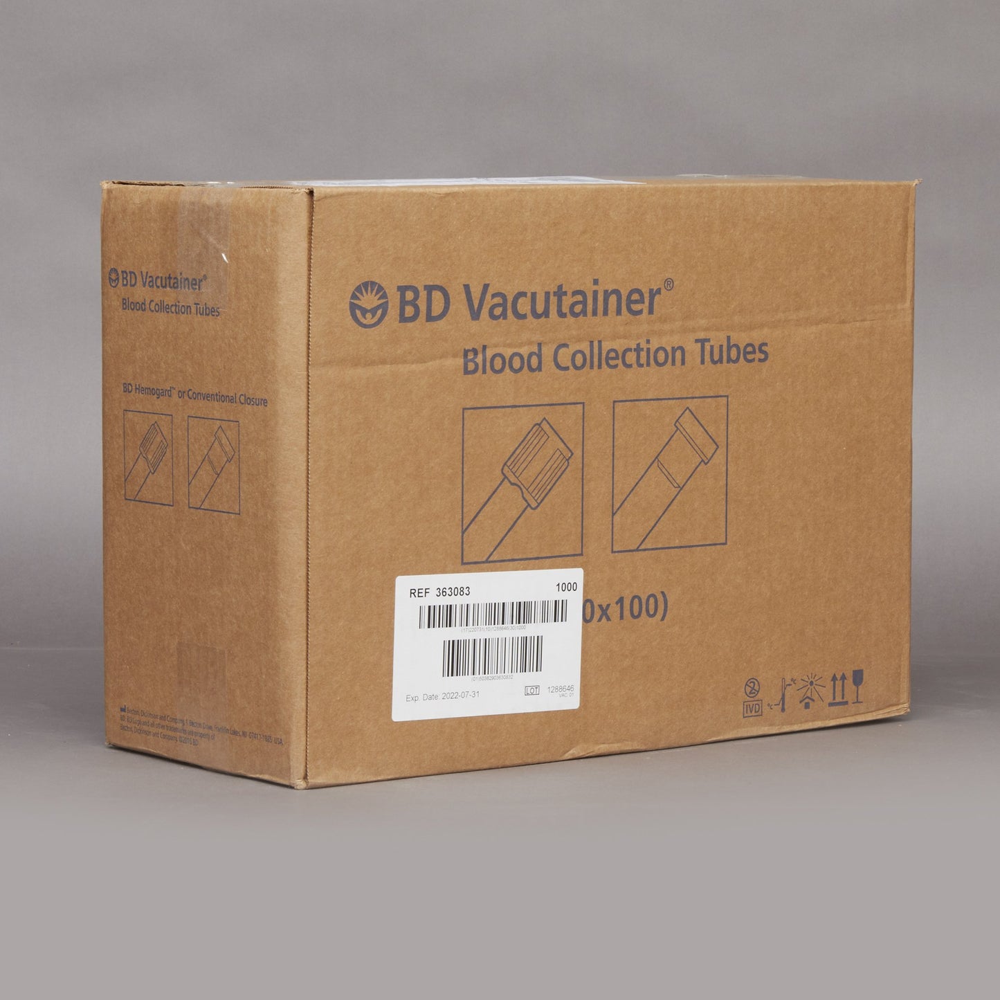 BD Vacutainer® Plus Venous Blood Collection Tube, 2.7 mL, 13 x 75 mm