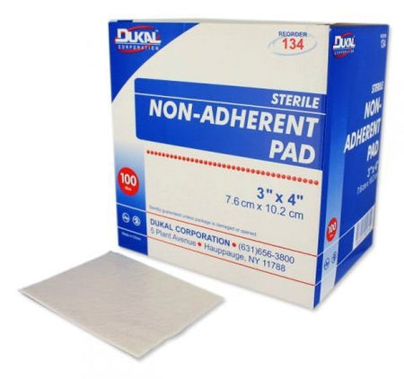 Dukal 134 Nonadherent Dressing, 3 x 4 Inch