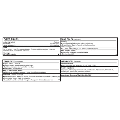 Geri-Care Analgesic Balm Topical Analgesic Cream, 3-ounce tube