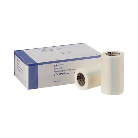 Cardinal 3394C Kendall Hypoallergenic Paper Medical Tape, 3 Inch x 10 Yard, White