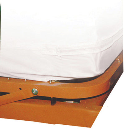 drive™ Zippered Vinyl Twin Mattress Cover, 36 x 80 x 6 in., White