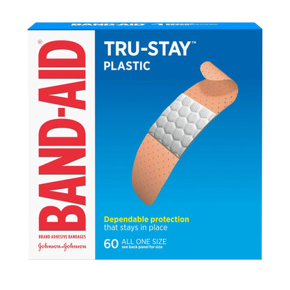 Adhesive Strip Band-Aid® Tru-Stay™ Plastic Tan 3/4 X 3 Inch Sterile