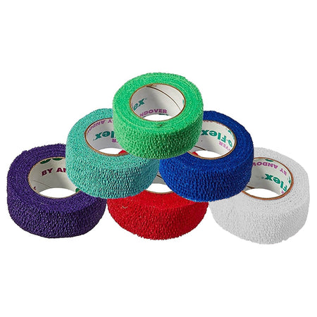 Andover 3150RB-048 CoFlex Self-adherent Closure Cohesive Bandage, 1-1/2 Inch x 5 Yard