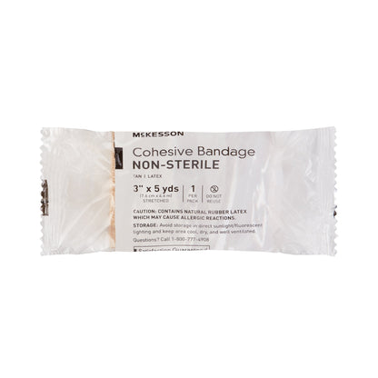 McKesson Self-adherent Closure Cohesive Bandage, 3 Inch x 5 Yard