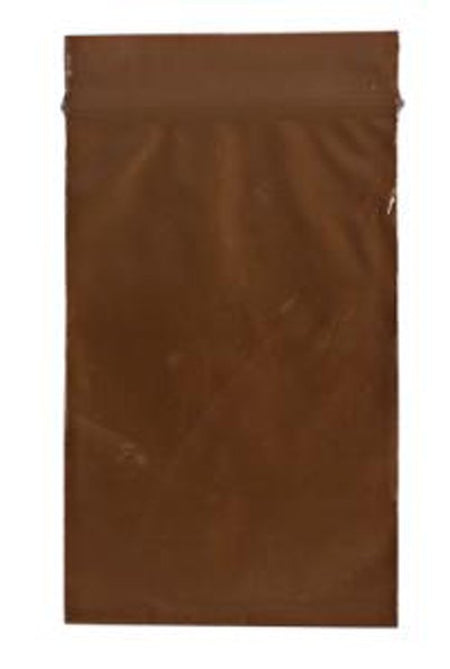 Reclosable UV Protection Bag 2 X 3 Inch Plastic Amber Zipper Closure