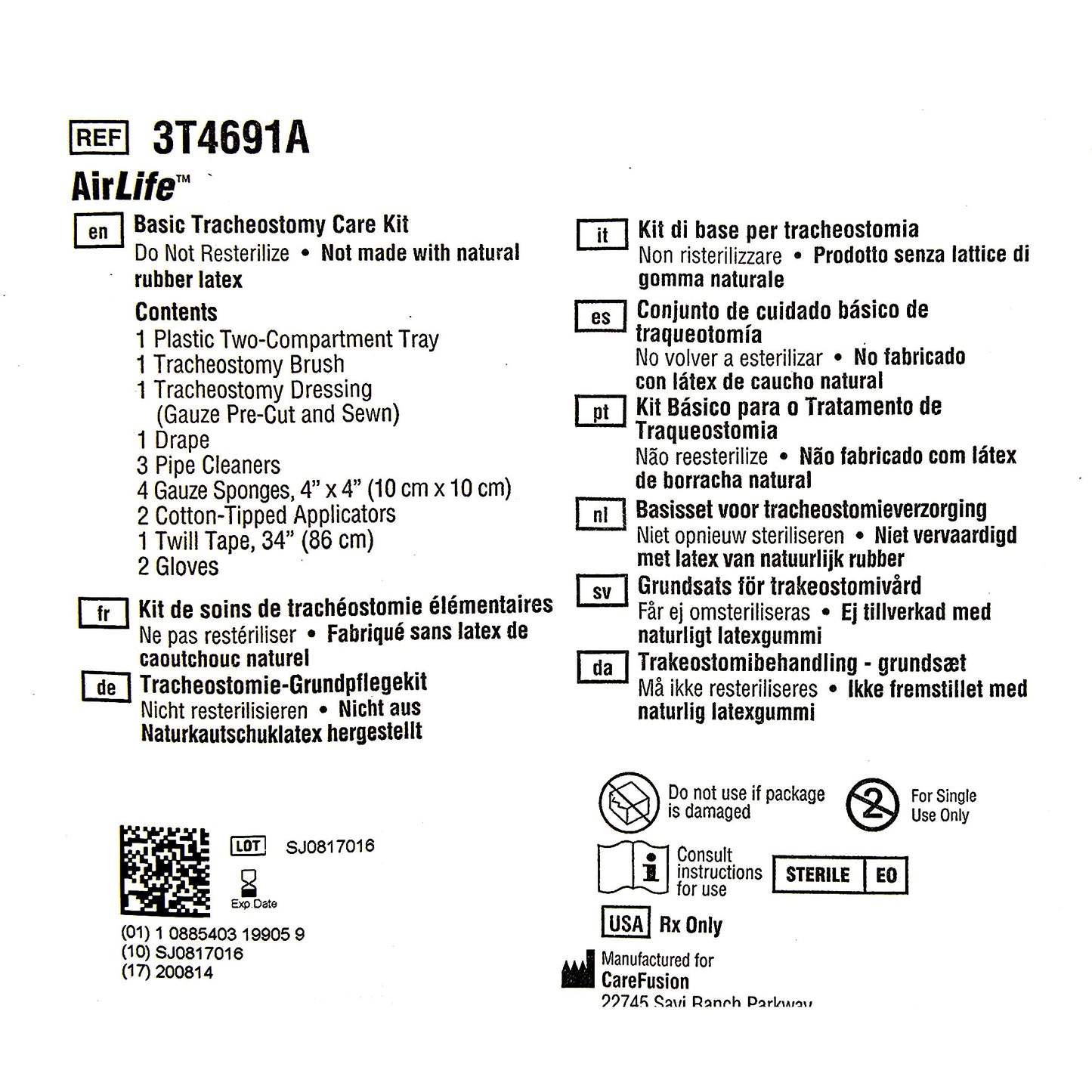 AirLife™ Tracheostomy Care Kit