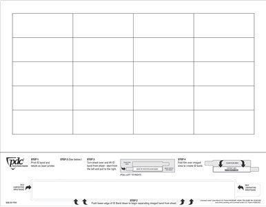 Identification Wristband with Extender DataMate®