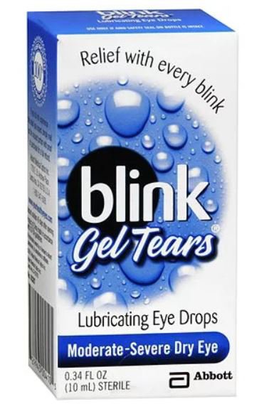 Abbott 32994300410 blink geltears Lubricating Eye Drops Moderate-Severe Dry