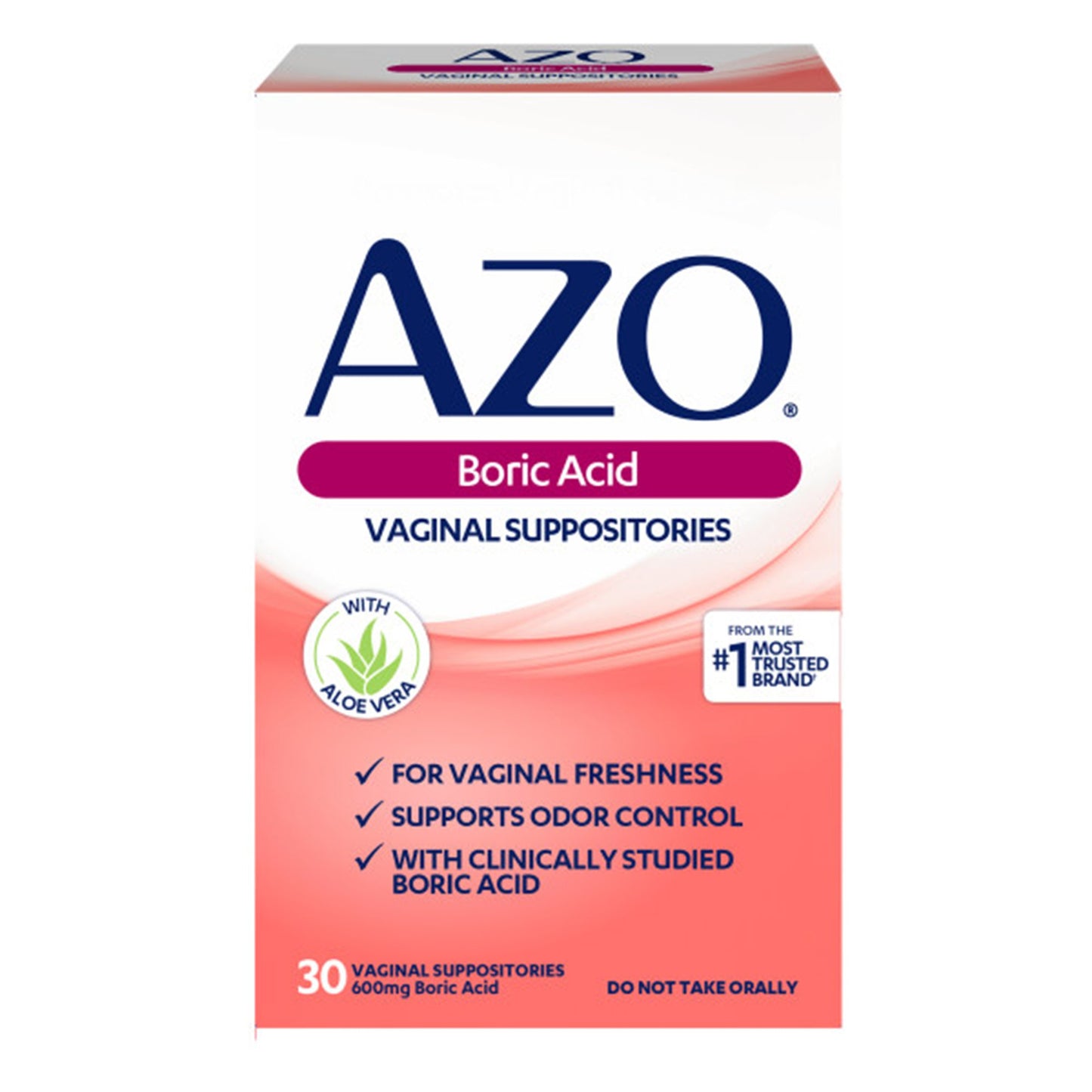 Dietary Supplement Boric Acid 600 mcg Strength Suppository 30 per Box