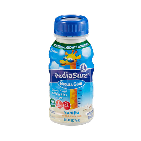 Abbott Nutrition 67533 PediaSure Grow & Gain Therapeutic Nutrition, Vanilla, 8-ounce bottle