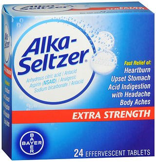 Bayer 1060913 Alka-Seltzer Heartburn Relief Effervescent Tablets Extra Strength